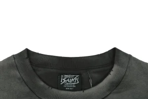 Saint Michael Sainty Hunter Graphic Vintage T-Shirt Collar