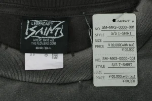 Saint Michael Sainty Hunter Graphic Vintage T-Shirt Brand label