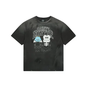 Saint Michael Sainty Hunter Graphic Vintage T-Shirt Front view