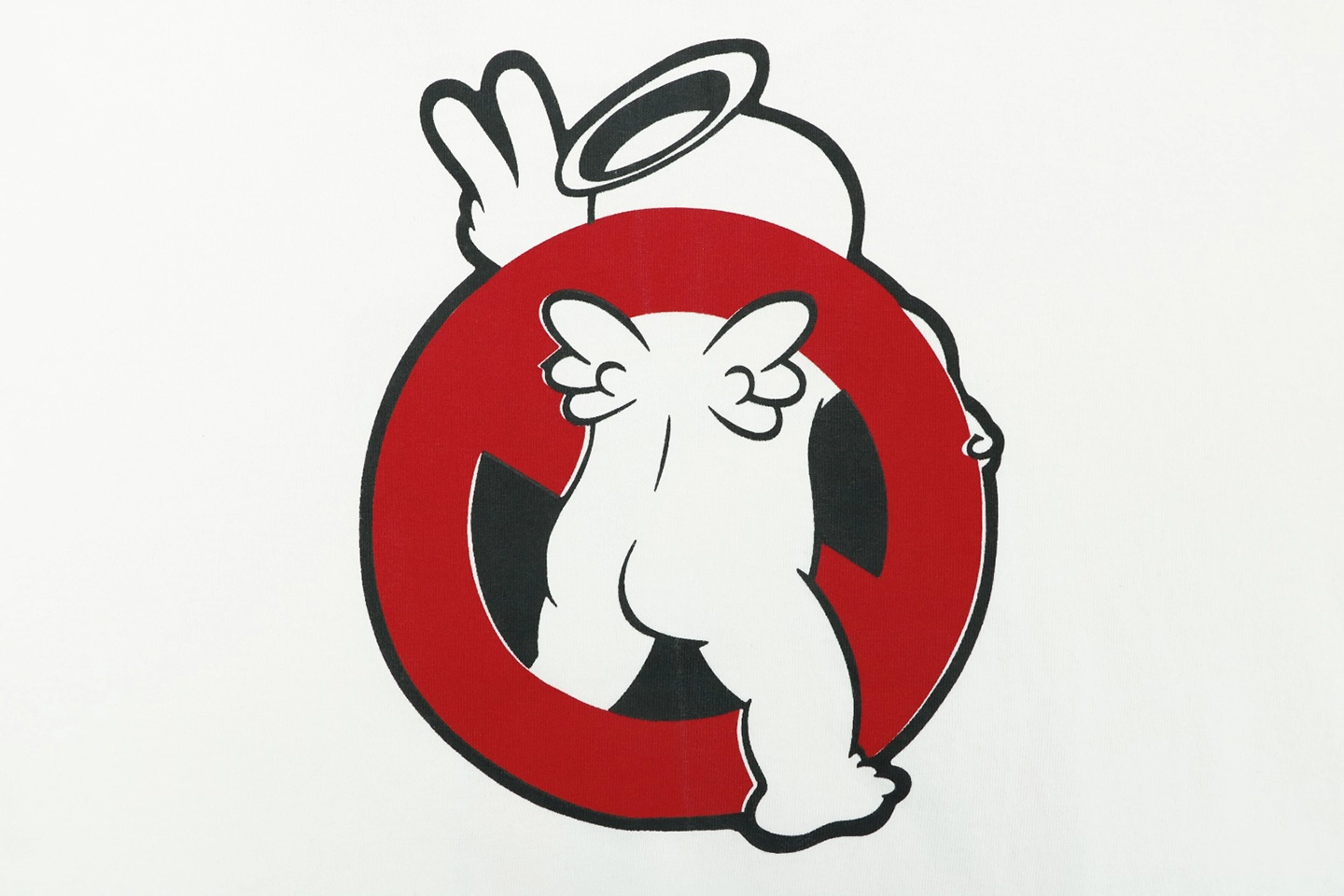 Saint Michael × The KLF × Kosuke Kawamura Ghost Baby Graphic T-Shirt Back Print
