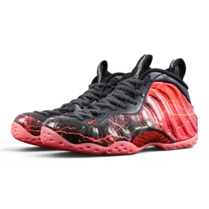 Stranger Things x Air Foamposite One Premium QS 'Black Bright Crimson'