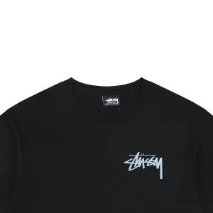 Stussy Graffiti Skateboard Print T-Shirt Black