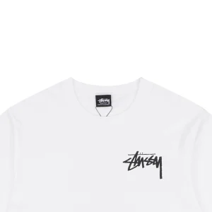 Stussy Graffiti Skateboard Print T-Shirt White