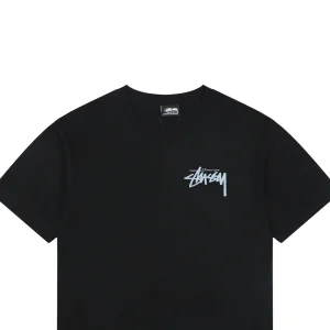 Stussy Graffiti Skateboard Print T-Shirt Black
