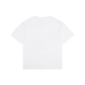 Stussy Graffiti Smiley Flower Print T-Shirt White Back view
