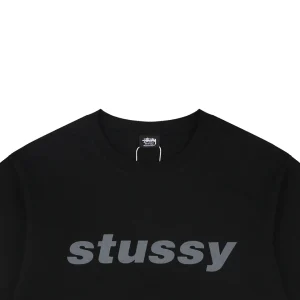 Stussy Halftone Shark Graphic T-Shirt Black