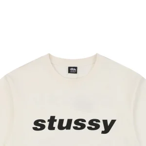 Stussy Halftone Shark Graphic T-Shirt White