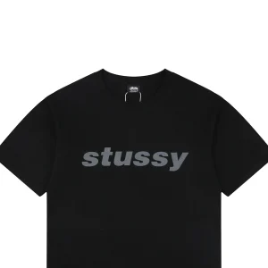 Stussy Halftone Shark Graphic T-Shirt Black