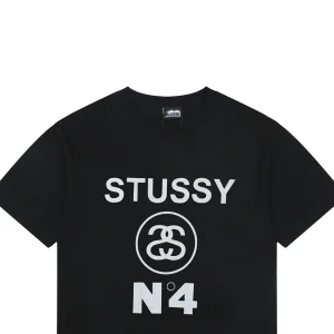 Stussy N4 Graphic Logo T-Shirt Black
