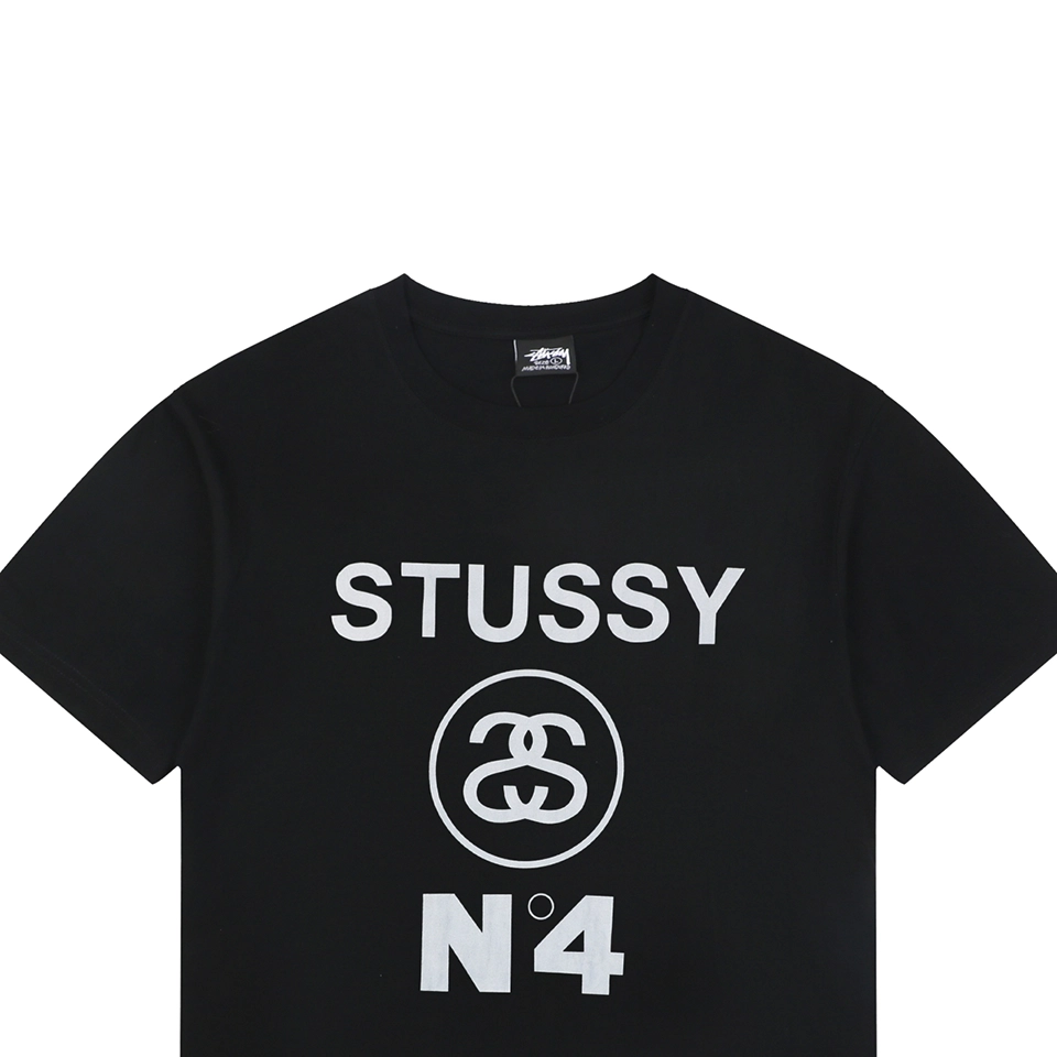 Stussy N4 Graphic Logo T-Shirt Black