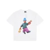 Stussy Peace & Prosperity Doll Graphic T-Shirt (White/Black)