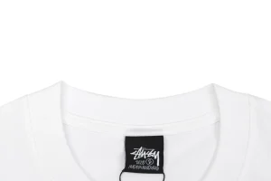 Stussy Peace & Prosperity Doll Graphic T-Shirt White Collar