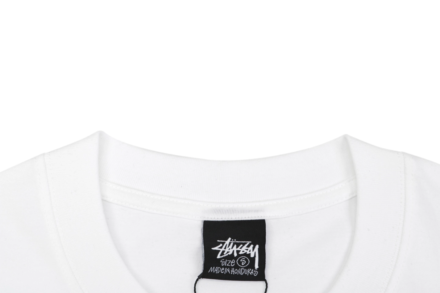 Stussy Peace & Prosperity Doll Graphic T-Shirt White Collar