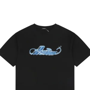 We11done Airbrush Script Logo T-Shirt Black