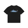 We11done Airbrush Script Logo T-Shirt (Black/Grey)