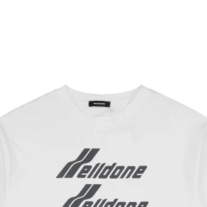 We11done Five-Stack Logo Print T-Shirt White