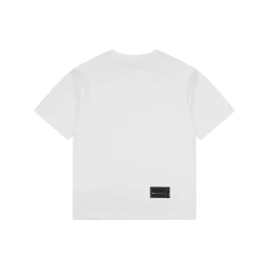 We11done Five-Stack Logo Print T-Shirt White Back view