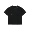 We11done Iron Ring Distressed Paint Splatter T-Shirt (Black/White)