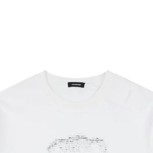 We11done Letter Outline Bear Graphic T-Shirt White