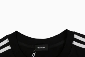 We11done Real Madrid Inspired Graphic T-Shirt Balck Collar