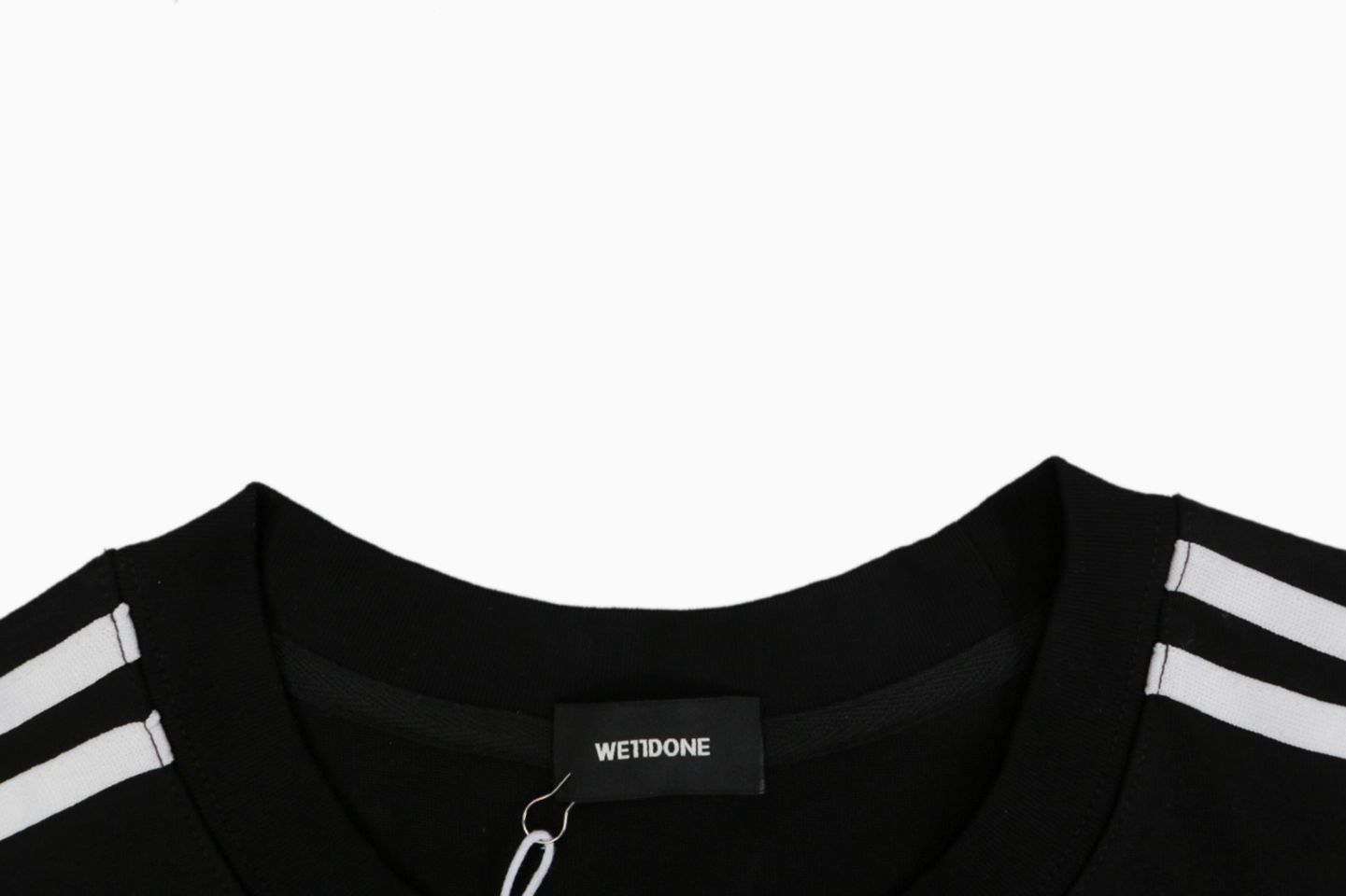 We11done Real Madrid Inspired Graphic T-Shirt Balck Collar