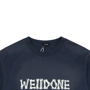 We11done Skeleton Logo Graphic T-Shirt