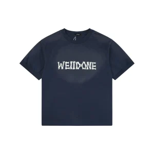 We11done Skeleton Logo Graphic T-Shirt Front view