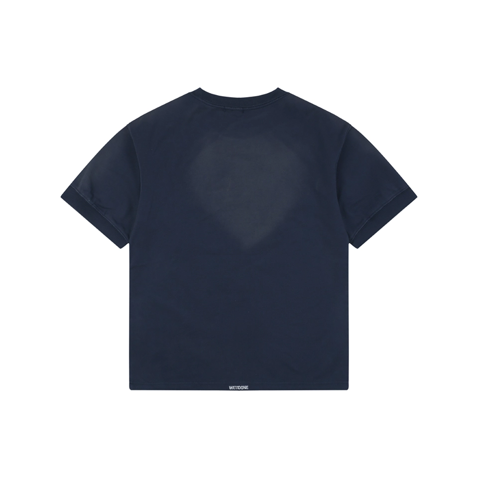 We11done Skeleton Logo Graphic T-Shirt Back view