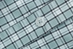 Acne Studios Checked Hooded Jacket Green Button