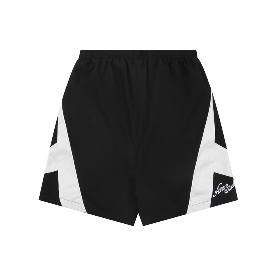 Acne Studios Color Block Woven Shorts Front view
