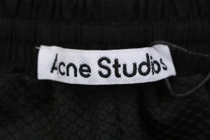 Acne Studios Color Block Woven Shorts Brand label