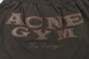 Acne Studios Double Waist Patch Logo Sweatpants Back Print