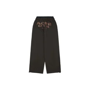 Acne Studios Double Waist Patch Logo Sweatpants Back view