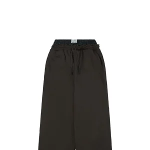 Acne Studios Double Waist Patch Logo Sweatpants