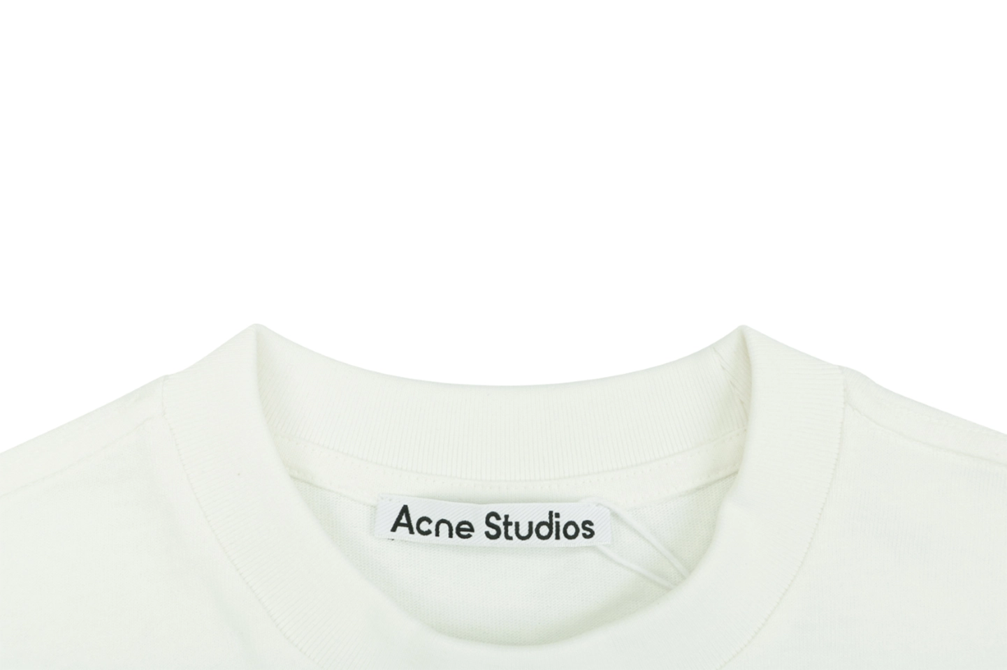 Acne Studios Floral Letter Embroidery Layered Shirt Collar