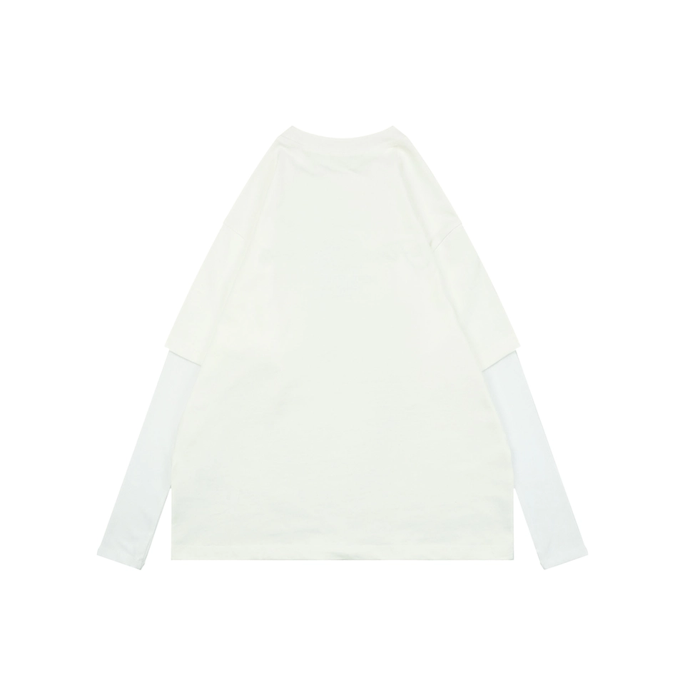 Acne Studios Floral Letter Embroidery Layered Shirt Back view