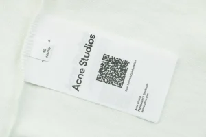 Acne Studios Floral Letter Embroidery Layered Shirt Wash label