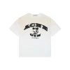 Acne Studios Gym Leather Logo T-Shirt (White/Black)