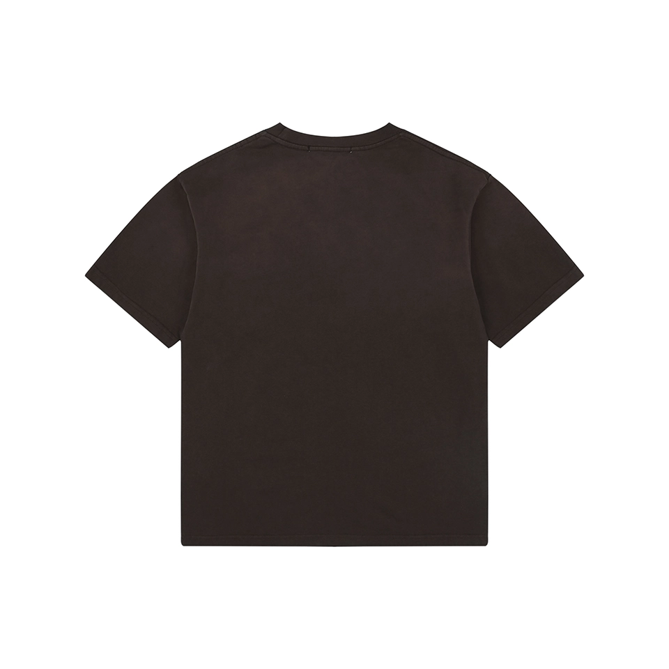 Acne Studios Gym Leather Logo T-Shirt Black Back view