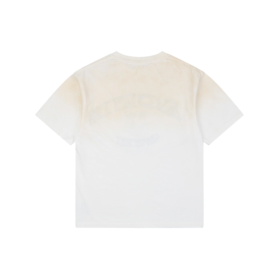 Acne Studios Gym Leather Logo T-Shirt White Back view