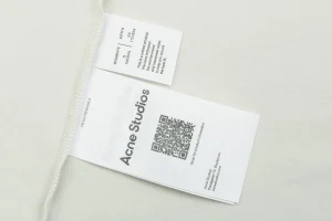Acne Studios Thorn Logo Distressed T-Shirt Wash label
