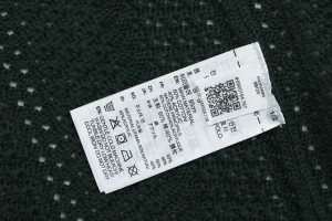 Adidas Originals Open-Knit V-Neck Polo Shirt Wash label
