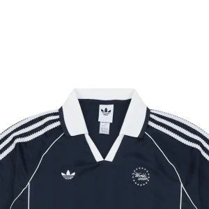 Adidas Originals Vintage Football Polo Jersey Navy
