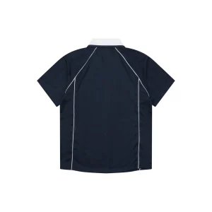 Adidas Originals Vintage Football Polo Jersey Navy Back view
