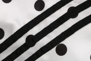 Adidas Trefoil Polka Dot Wide-Leg Track Pants White