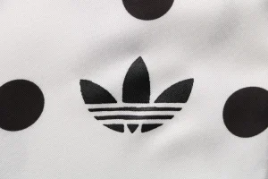 Adidas Trefoil Polka Dot Wide-Leg Track Pants White Brand