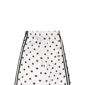 Adidas Trefoil Polka Dot Wide-Leg Track Pants White