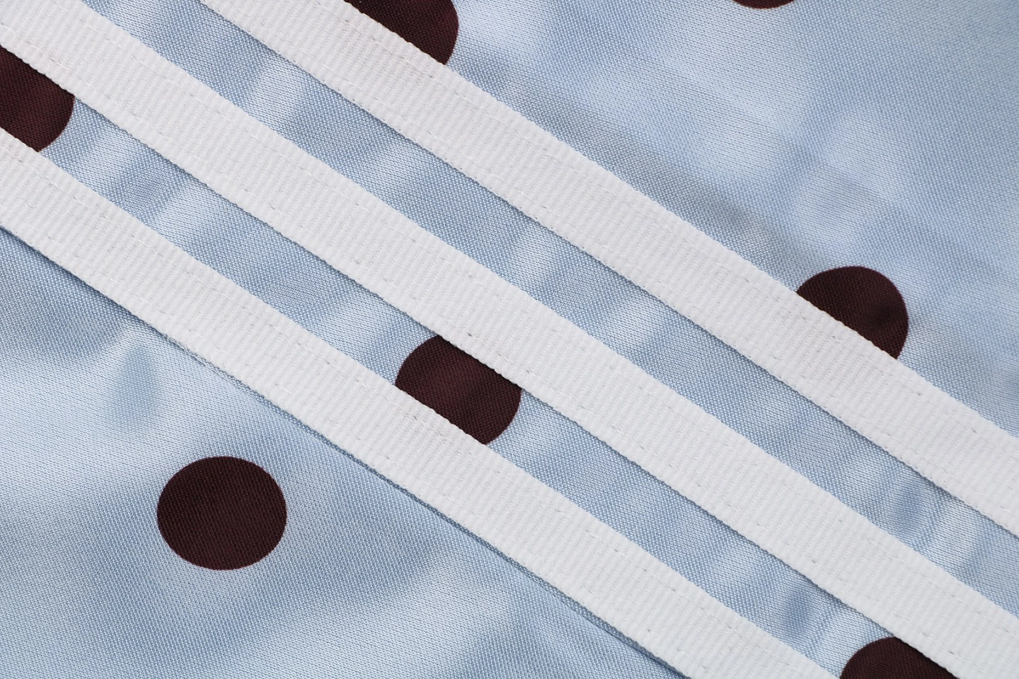 Adidas Trefoil Polka Dot Wide-Leg Track Pants Blue