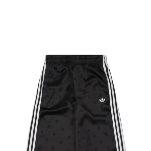 Adidas Trefoil Polka Dot Wide-Leg Track Pants Black