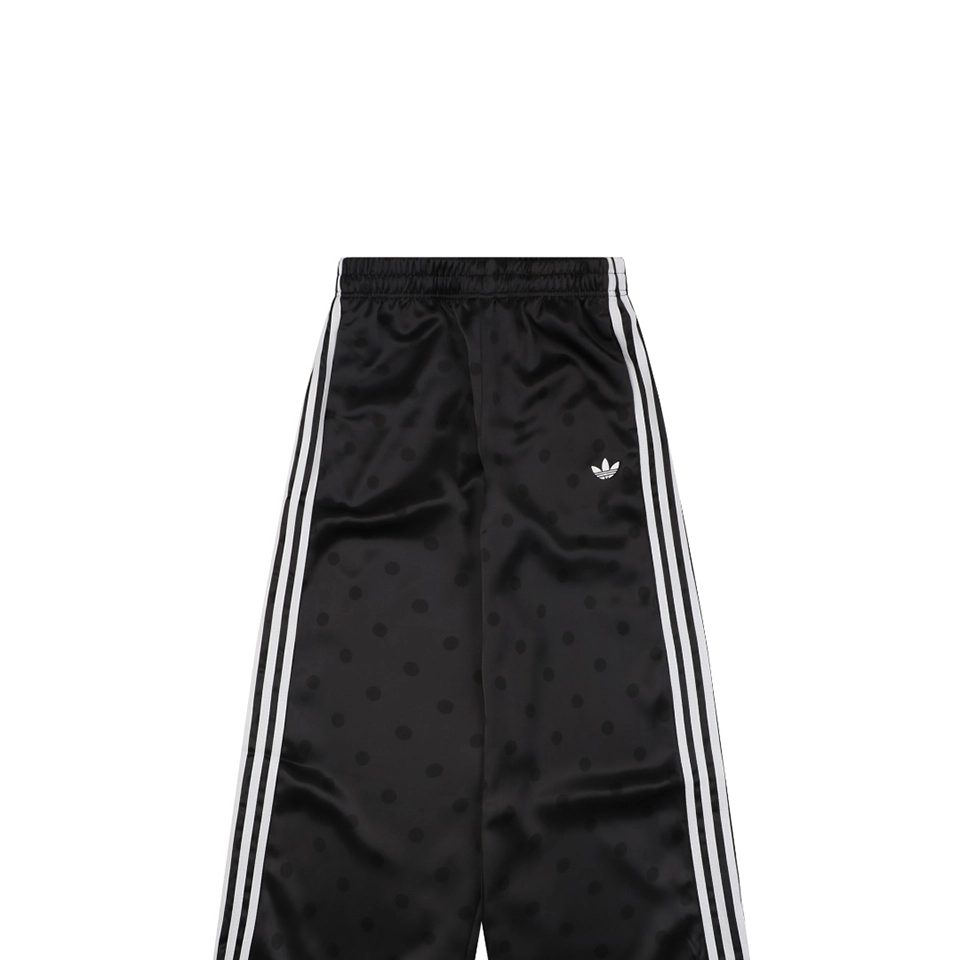 Adidas Trefoil Polka Dot Wide-Leg Track Pants Black